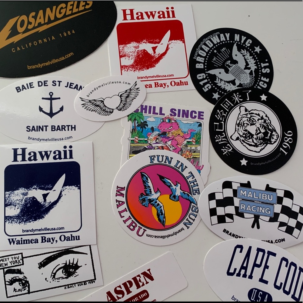 brandy melville stickers